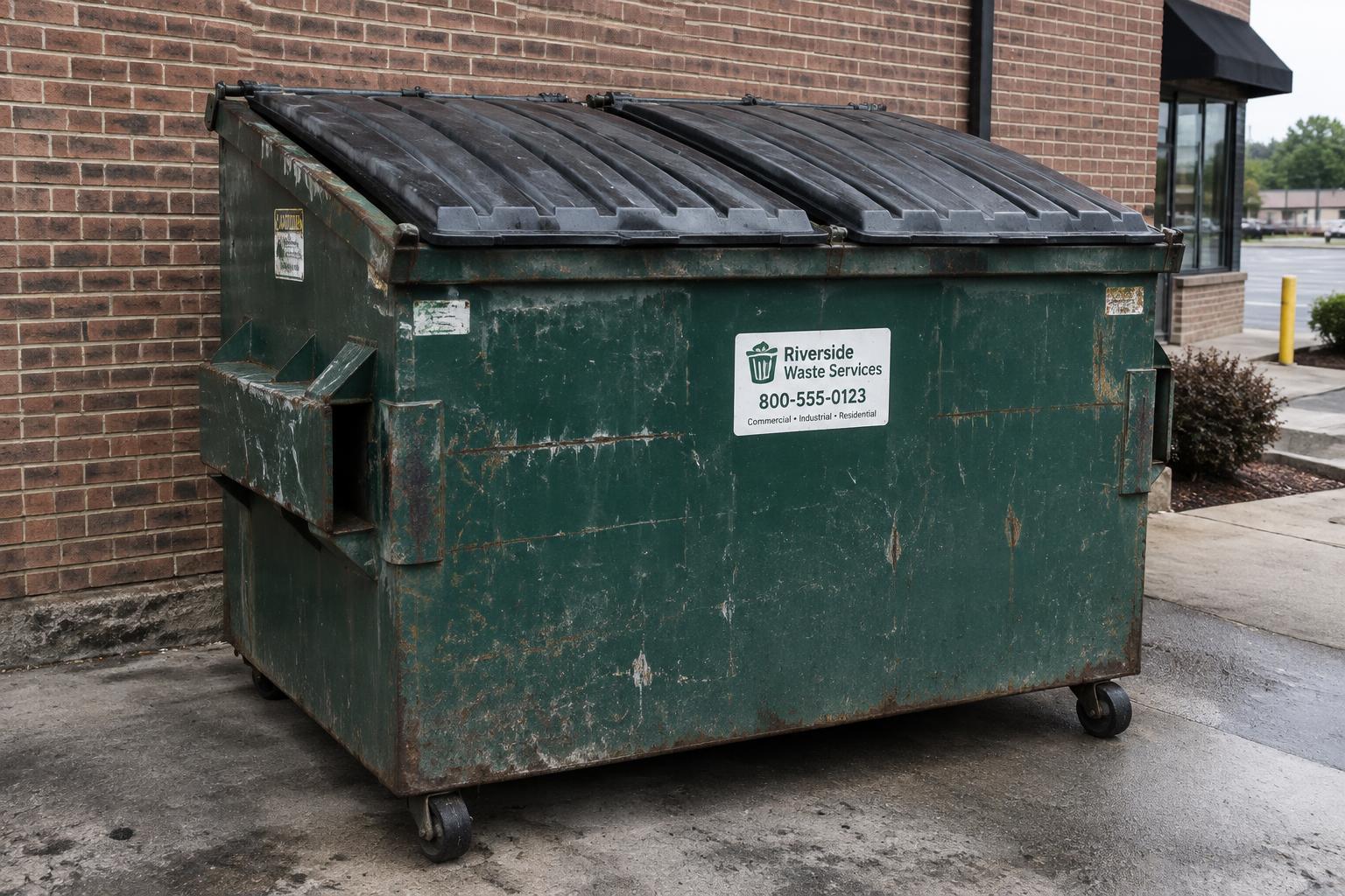 Before: Your bin, their logo.